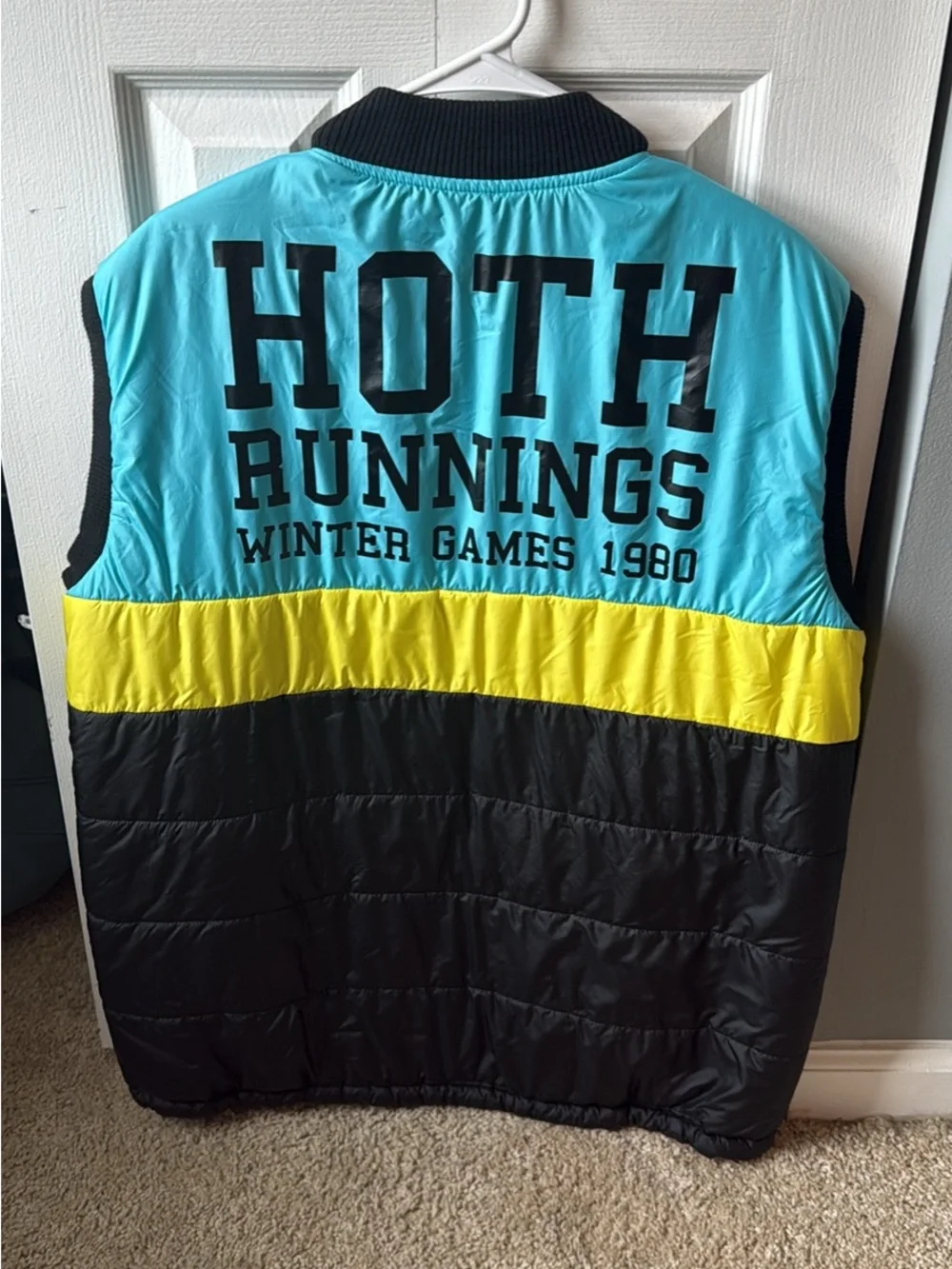 adidas sleeveless puffer